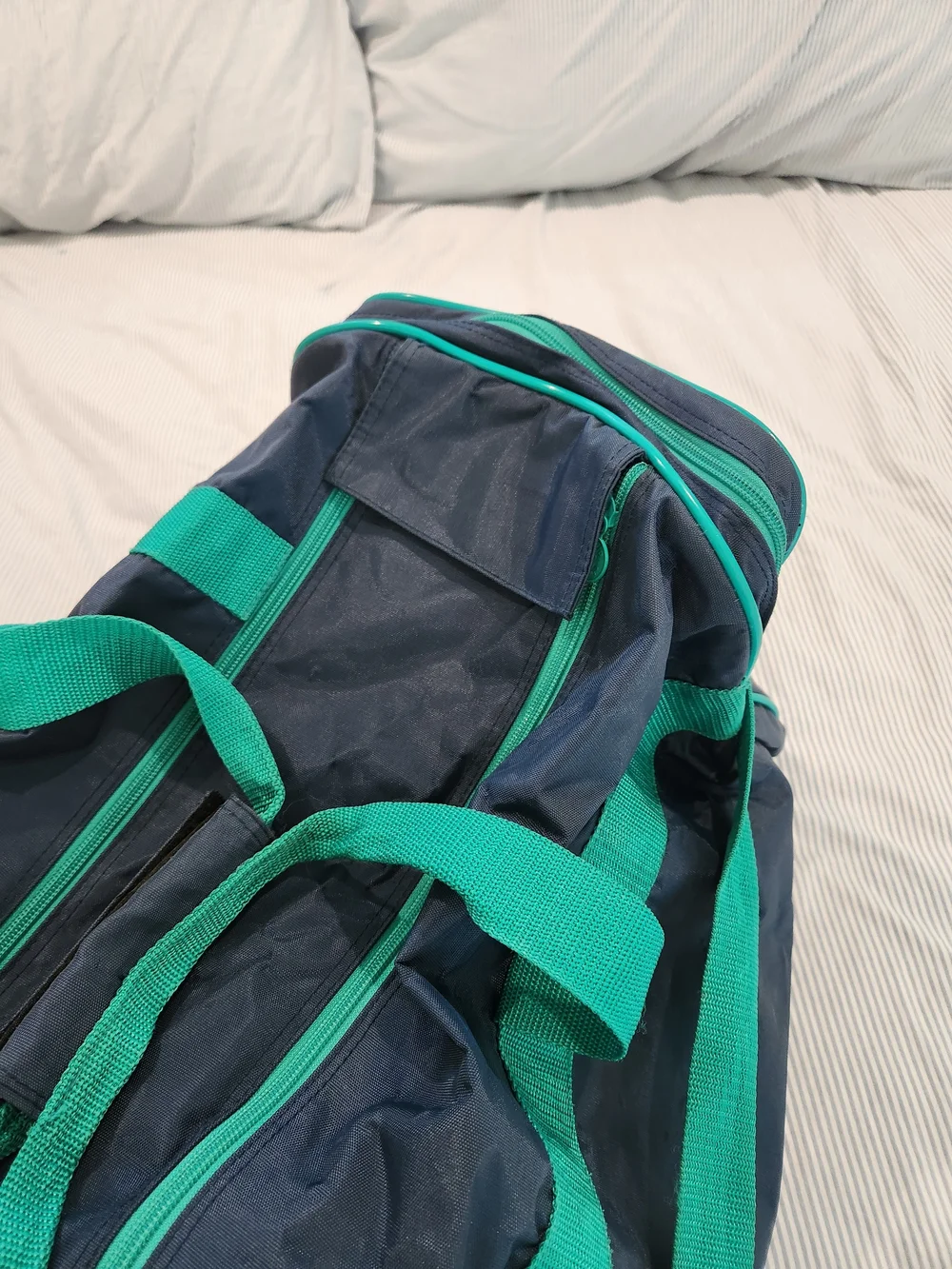 Vintage 80s Honda Motor Sports x Giorgio Beverly Hills Collab Duffle Gear Bag